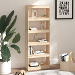 Bokhylle/Romdeler 60X35X167 Cm Heltre Furu