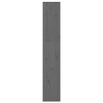 Bokhylle/Romdeler Grå 60X30X167,5 Cm Heltre Furu