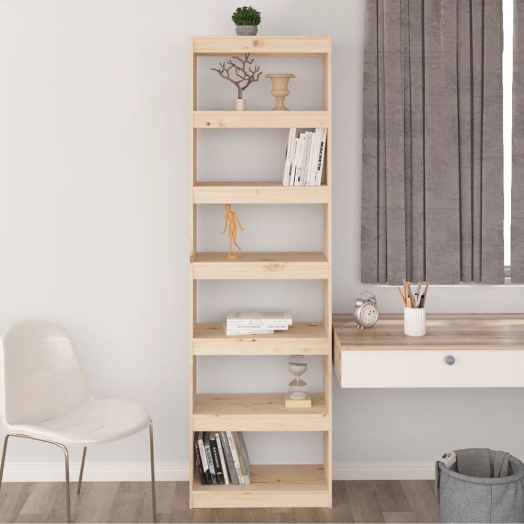 Bokhylle/Romdeler 60X30X199,5 Cm Heltre Furu