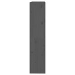 Bokhylle/Romdeler Grå 80X30X135,5 Cm Heltre Furu