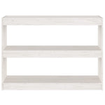 Bokhylle/Romdeler Hvit 100X30X71,5 Cm Furu