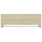 Garderobe Sonoma Eik 100X32,5X35 Cm Konstruert Tre