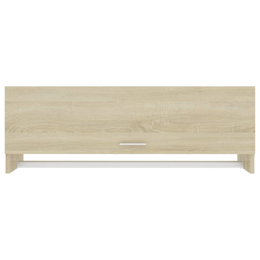 Garderobe Sonoma Eik 100X32,5X35 Cm Konstruert Tre