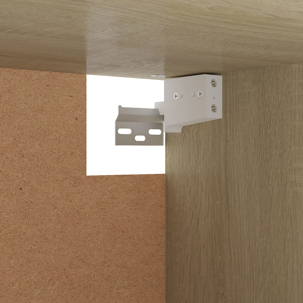 Garderobe Sonoma Eik 100X32,5X35 Cm Konstruert Tre