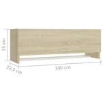 Garderobe Sonoma Eik 100X32,5X35 Cm Konstruert Tre