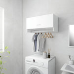 Garderobe Hvit 70X32,5X35 Cm Konstruert Tre