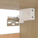 Garderobe Sonoma Eik 70X32,5X35 Cm Konstruert Tre
