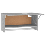 Garderobe Betonggrå 70X32,5X35 Cm Konstruert Tre