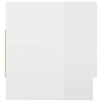 Garderobe Høyglans Hvit 70X32,5X35 Cm Konstruert Tre