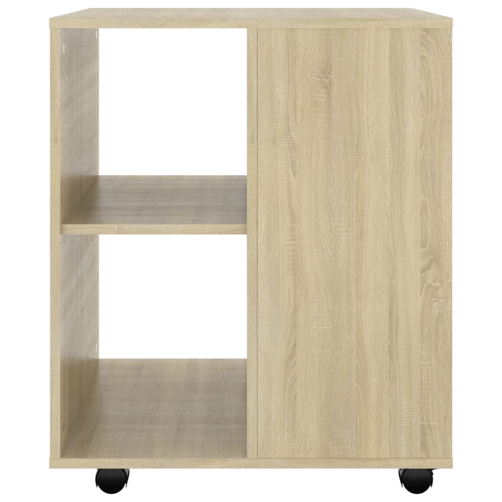Rulleskap Sonoma Eik 60X53X72 Cm Sponplate
