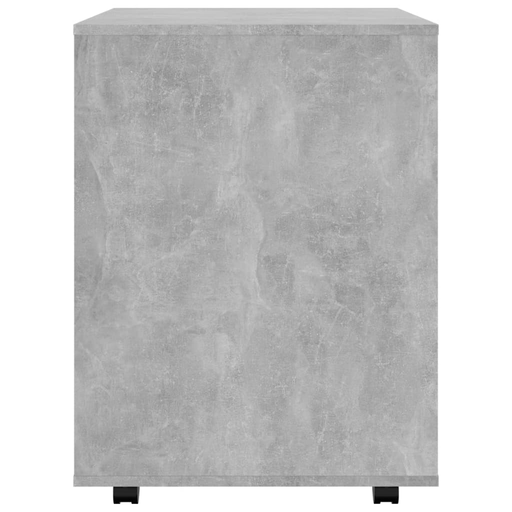 Rulleskap Betonggrå 60X53X72 Cm Sponplate