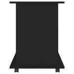 Rulleskap Svart 60X45X60 Cm Konstruert Tre