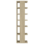 Skoskap Sonoma Eik 27,5X27X102 Cm Konstruert Tre