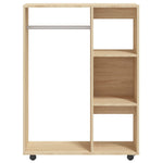 Garderobe Sonoma Eik 80X40X110 Cm Konstruert Tre