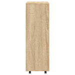 Garderobe Sonoma Eik 80X40X110 Cm Konstruert Tre