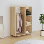 Garderobe Sonoma Eik 80X40X110 Cm Konstruert Tre