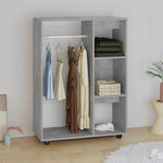 Garderobe Betonggrå 80X40X110 Cm Konstruert Tre