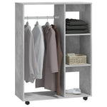 Garderobe Betonggrå 80X40X110 Cm Konstruert Tre