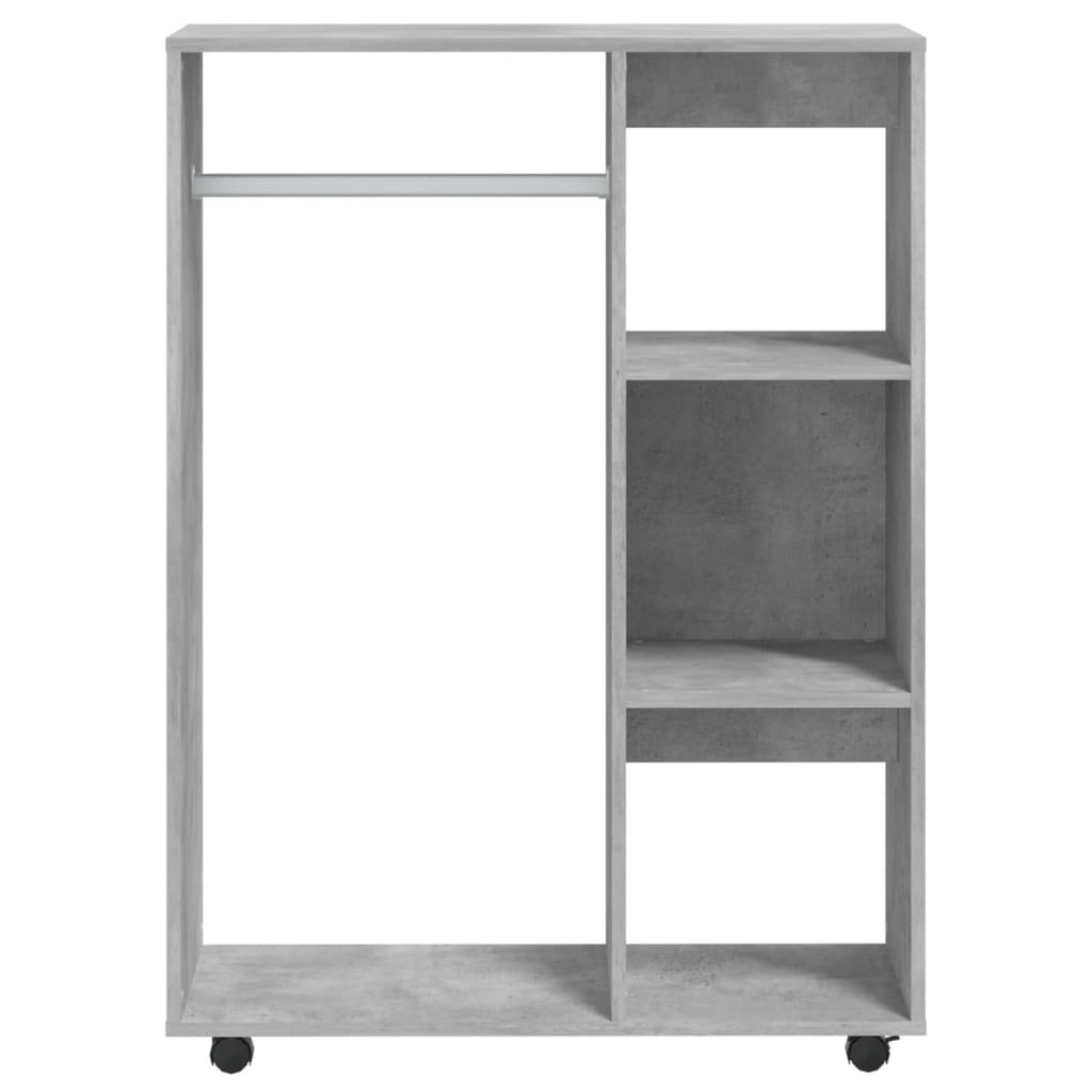 Garderobe Betonggrå 80X40X110 Cm Konstruert Tre