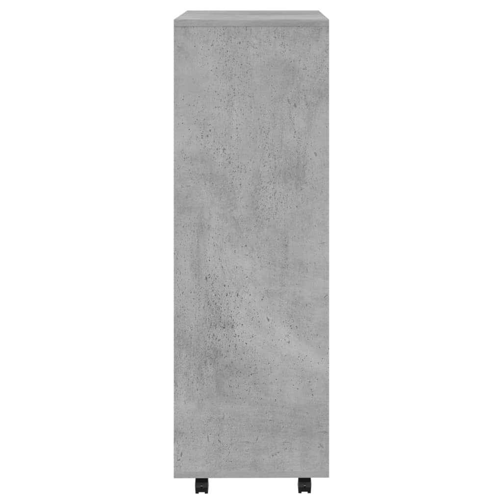 Garderobe Betonggrå 80X40X110 Cm Konstruert Tre