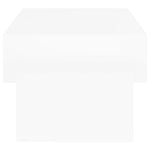 Salongbord Hvit 105X55X32 Cm Konstruert Tre
