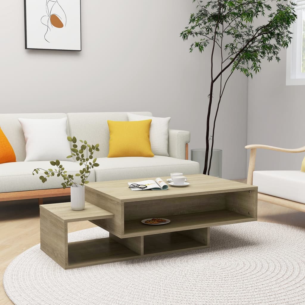 Salongbord Sonoma Eik 105X55X32 Cm Konstruert Tre