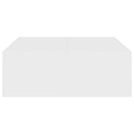 Salongbord Hvit 100X100X35 Cm Konstruert Tre