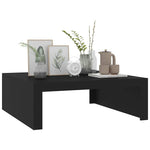 Salongbord Svart 100X100X35 Cm Konstruert Tre