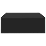 Salongbord Svart 100X100X35 Cm Konstruert Tre