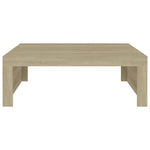 Salongbord Sonoma Eik 100X100X35 Cm Konstruert Tre