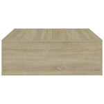 Salongbord Sonoma Eik 100X100X35 Cm Konstruert Tre