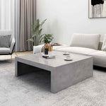 Salongbord Betonggrå 100X100X35 Cm Konstruert Tre