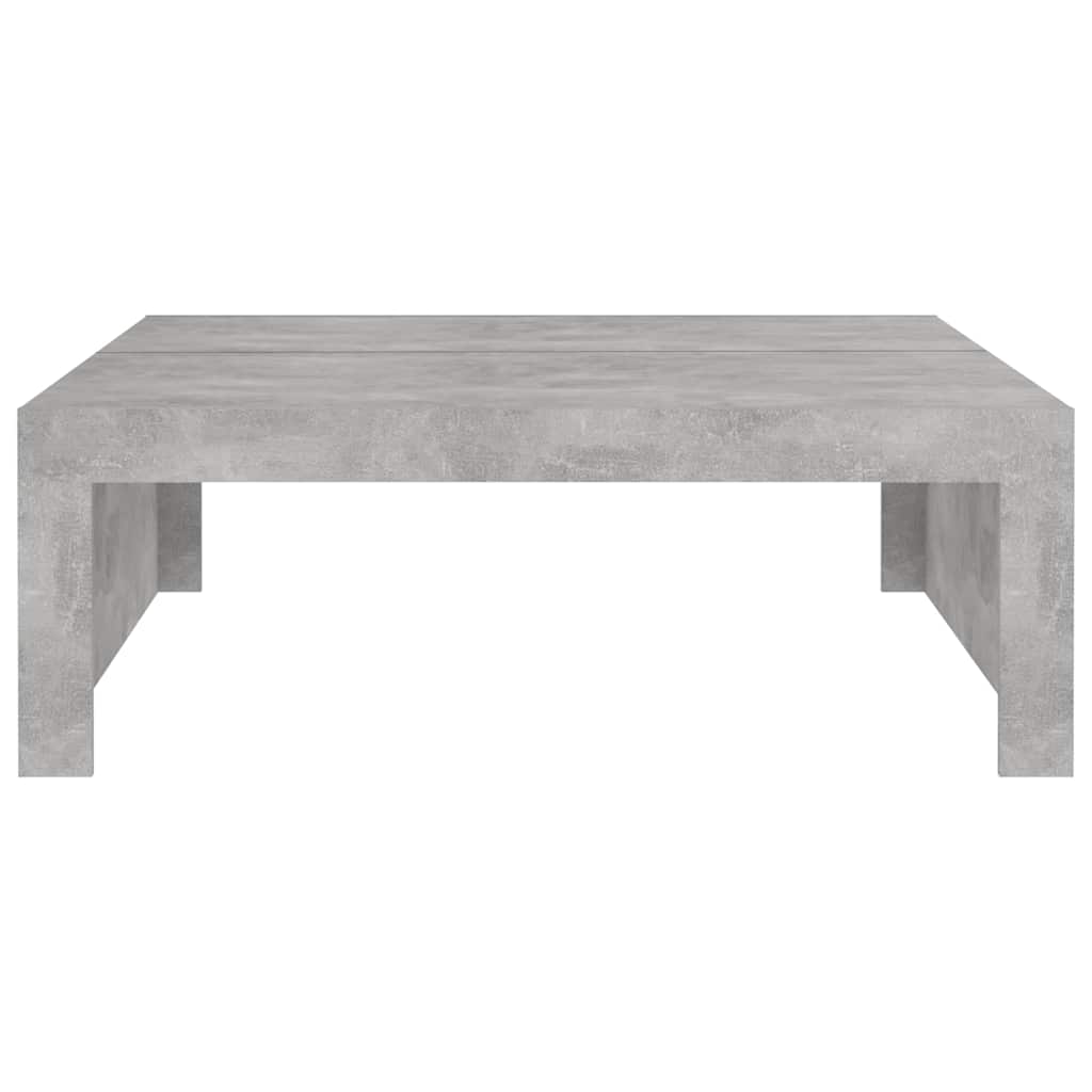 Salongbord Betonggrå 100X100X35 Cm Konstruert Tre