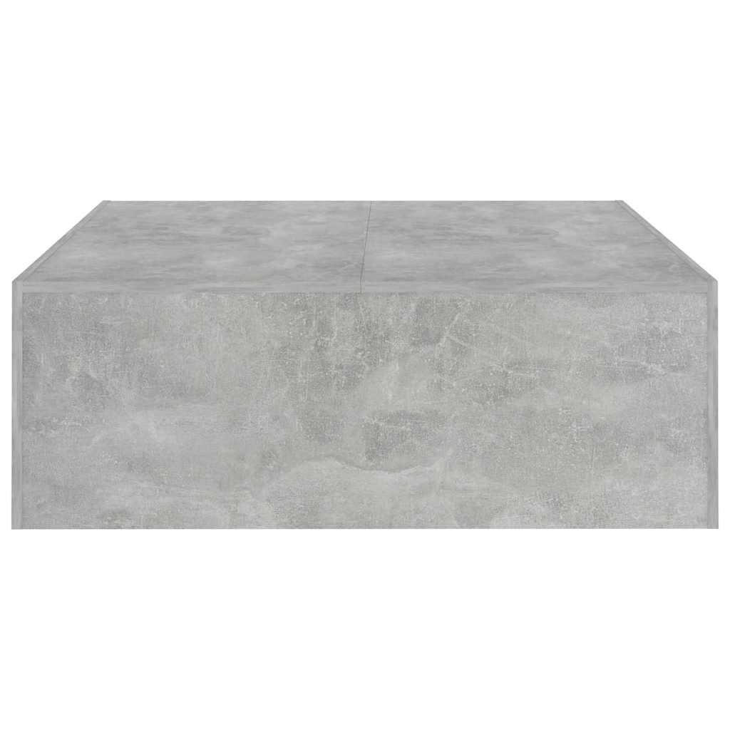 Salongbord Betonggrå 100X100X35 Cm Konstruert Tre