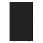 Stablebord 3 Stk Svart Sponplate