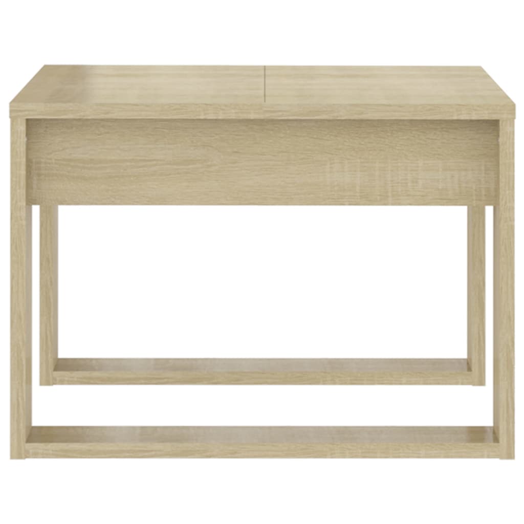 Sidebord Sonoma Eik 50X50X35 Cm Konstruert Tre