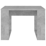 Sidebord Betonggrå 50X50X35 Cm Konstruert Tre