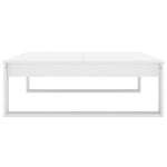 Salongbord Hvit 100X100X35 Cm Konstruert Tre