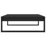 Salongbord Svart 100X100X35 Cm Konstruert Tre