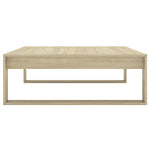 Salongbord Sonoma Eik 100X100X35 Cm Konstruert Tre