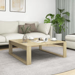 Salongbord Sonoma Eik 100X100X35 Cm Konstruert Tre