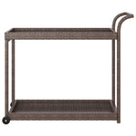 Serveringsvogn Brun 100X45X83 Cm Polyrotting
