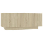 Nattbord Sonoma Eik 100X35X40 Cm Konstruert Tre