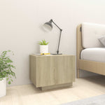 Nattbord Sonoma Eik 100X35X40 Cm Konstruert Tre