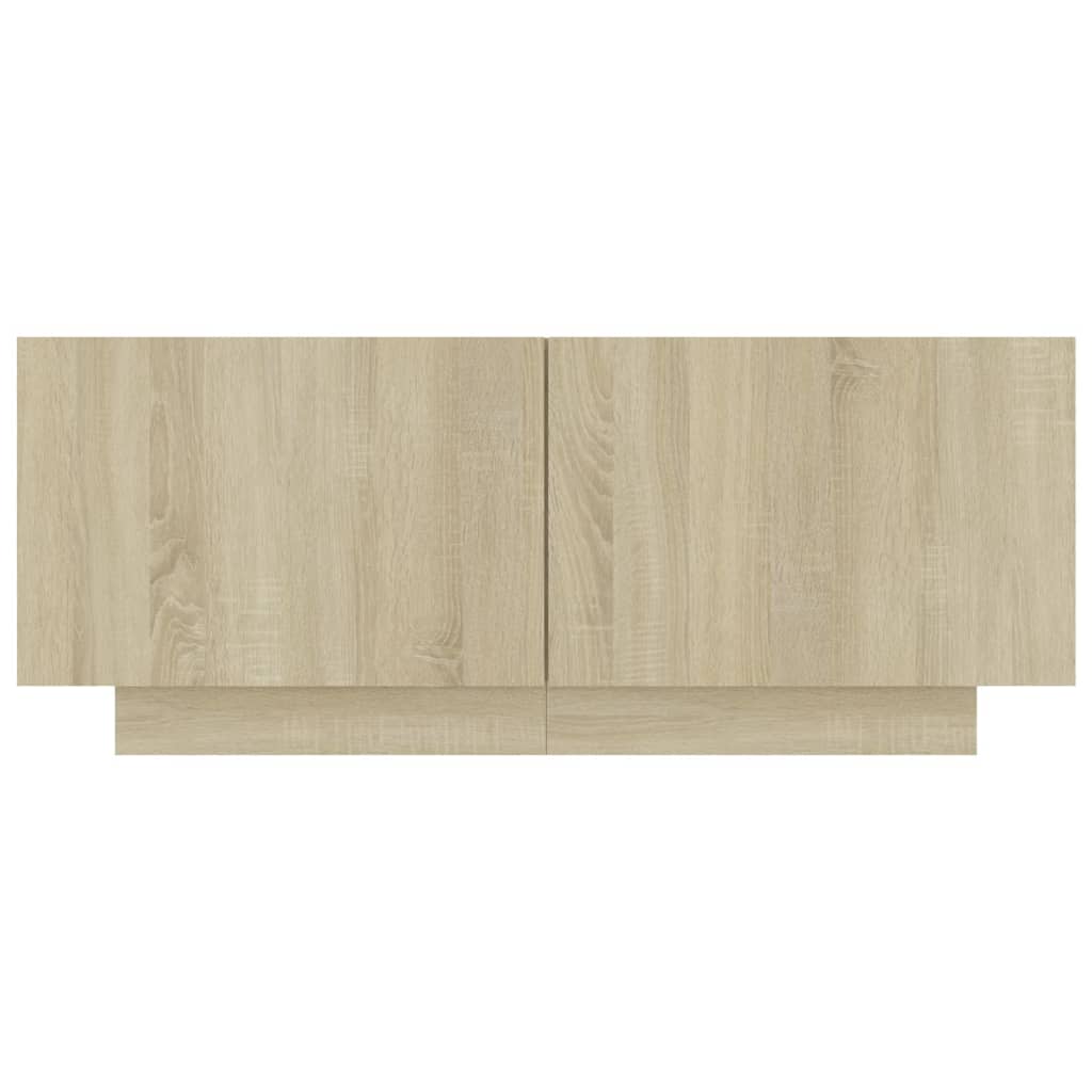 Nattbord Sonoma Eik 100X35X40 Cm Konstruert Tre