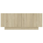 Nattbord Sonoma Eik 100X35X40 Cm Konstruert Tre