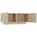 Nattbord Sonoma Eik 100X35X40 Cm Konstruert Tre