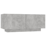 Nattbord Betonggrå 100X35X40 Cm Konstruert Tre