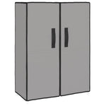 Skoskap Grå 60X28X90 Cm Stoff