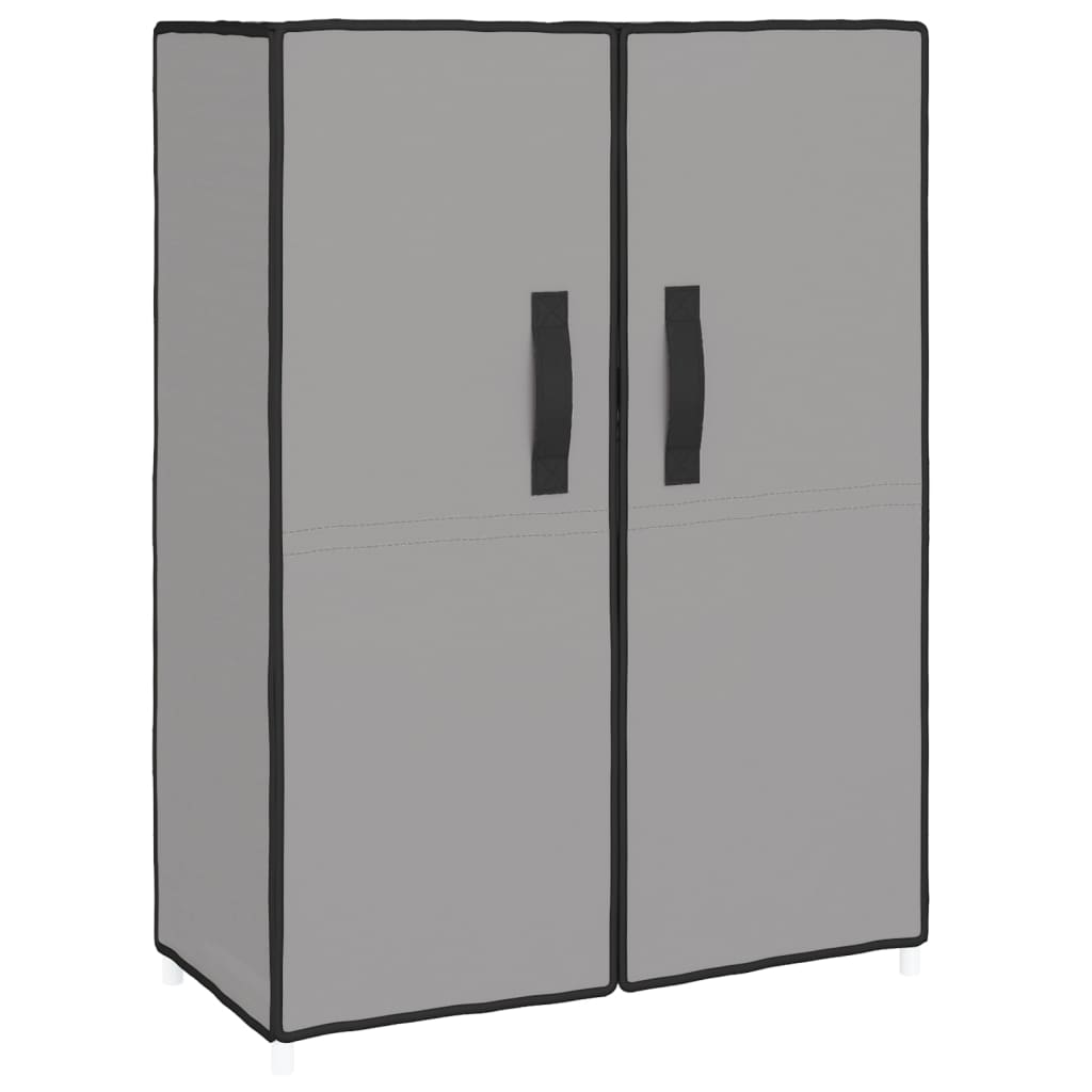 Skoskap Grå 60X28X90 Cm Stoff